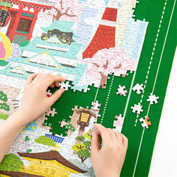 Puzzle Mat 1500 Thick Non-Slip Mat 3000 Storage Wooden Paper Special for Adults 1000-Piece Puzzle Tool