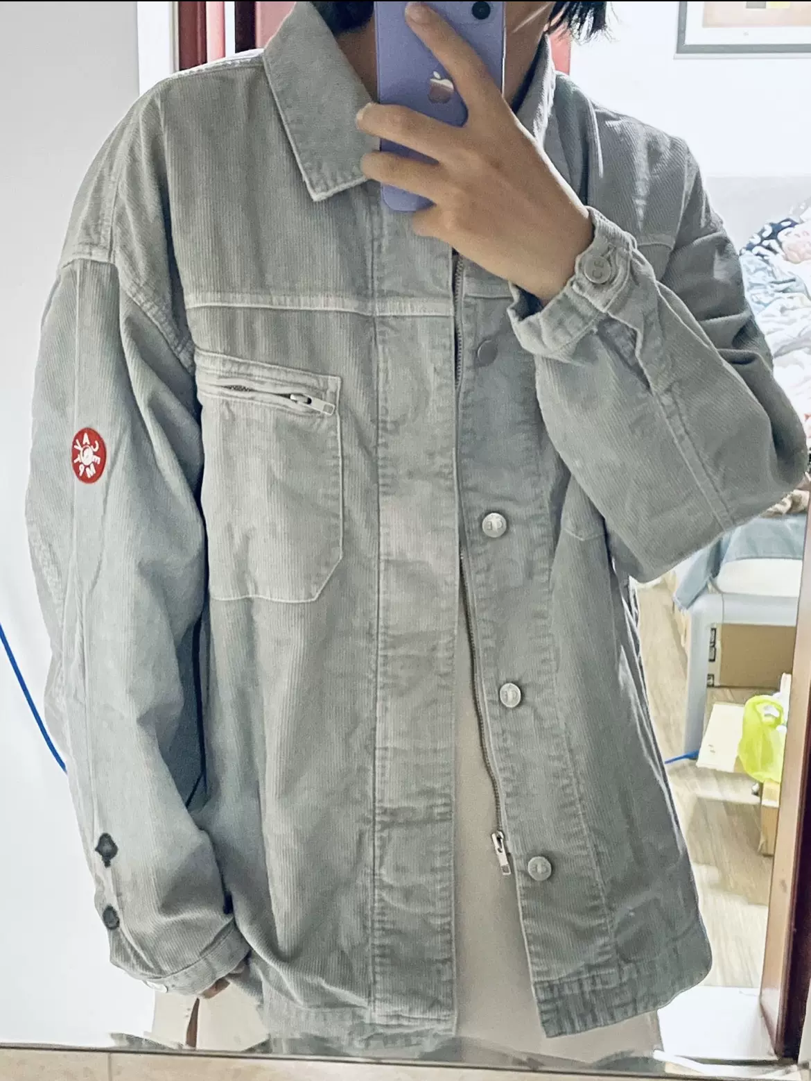 自主自产x CAV EMPT OVERDYE CORD ZIP JACKET灯芯绒夹克复古水洗-Taobao