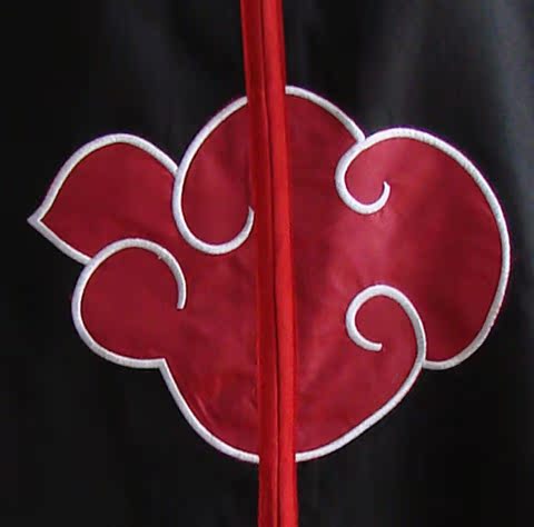 [红云袍]火影忍者cosplay服装红云袍晓披风鼬披风晓组织风衣动漫人物