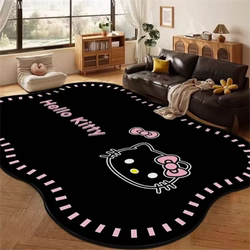 Cartoon Living Room Carpet Hellokitty Bedroom Bedside Rug Reading Area Activity Area Floor Mat Large Area Full Coverage Mat
