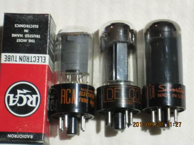 新品米国製真空管　JG 6021 JJ Electronics Fender DELUXE REVERB用 真空管セット