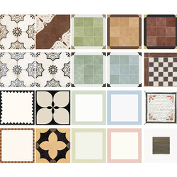French-Style Vintage Small Tiles 200X200 Bathroom Kitchen Balcony Dining Room Tiles Non-Slip Floor Tiles Trendy Store
