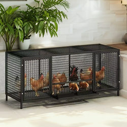 Large Outdoor Chicken Coop for Home Use in Rural Areas, Anti-Rat, Dense Mesh, Special Cage for Chicken Farming, Automatic Manure Cleaning