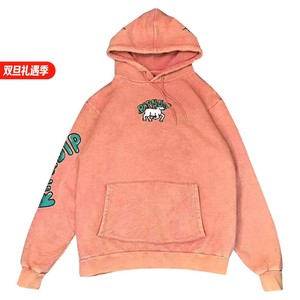 American tide brand RIPNDIP low cat sweater embroidered men and women couples Nermland unicorn plus velvet jacket