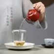 Guyuetang Yixing tím nồi đất sét nguyên chất handmade Dahongpao hộ gia đình ấm trà Kung Fu trà phác thảo cung điện đèn lồng ấm tử sa 