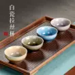 Yixing Gốm Master Cup Hoàn Toàn Làm Bằng Tay Trà Trà Kung Fu Trà Cốc Đơn Nhà Xây Dựng Sứ Trắng Chải cốc ấm chén tử sa 