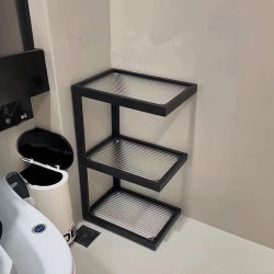 High-End Bathroom Sink Storage Rack, Cosmetics Storage Cabinet, Toilet Bathroom Gap Storage Shelf