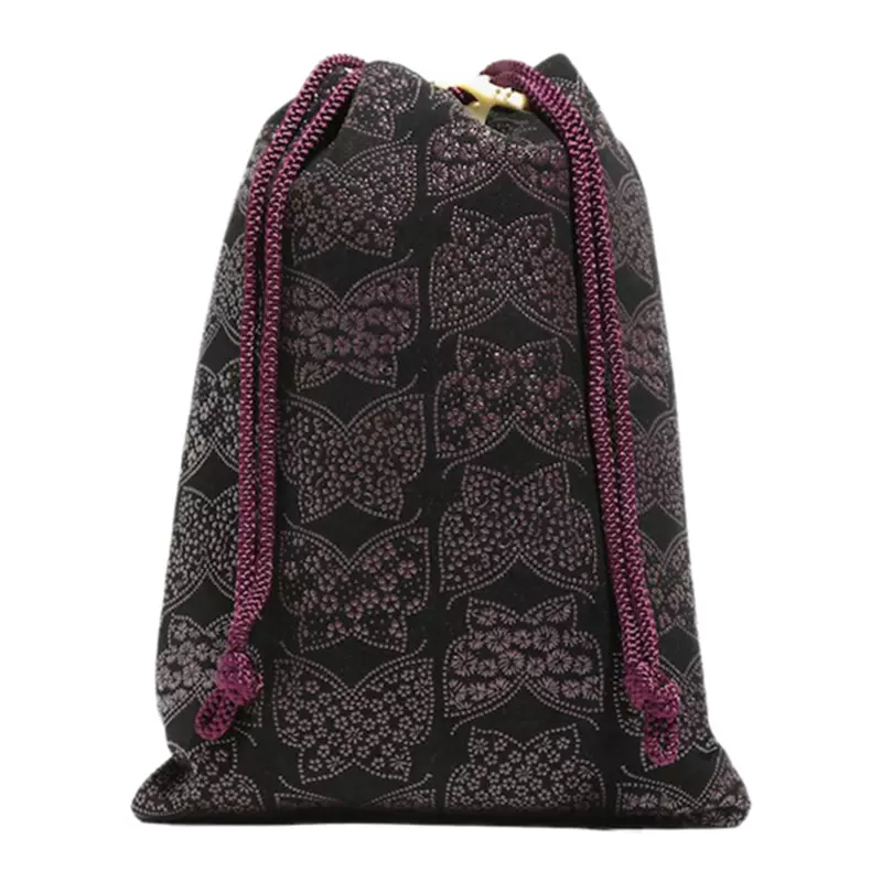 NEEDLES GASSAIBUKURO KOSHU INDEN 日本制鹿皮蝴蝶巾着手提袋