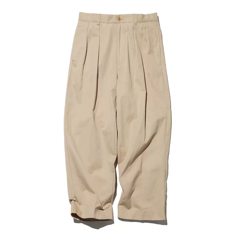 NAUTICA TOO BIG CHINO PANTS 日本FS限定長谷川監製寬鬆卡其長褲- Taobao