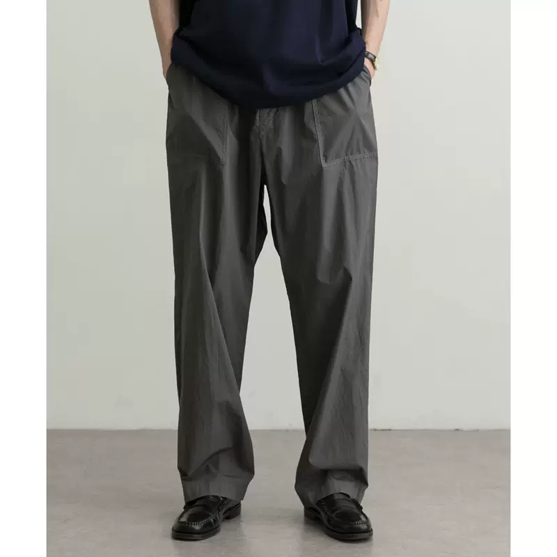 URBAN RESEARCH 22SS ATON CO LAWN EASY BAKER PANTS 休闲长裤- Taobao