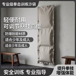 Small Wall-Mounted Punching Bag, Boxing Wall Target, Home Training Equipment, Wing Chun Iron Sand Palm Cloth Bag Target for Teenagers