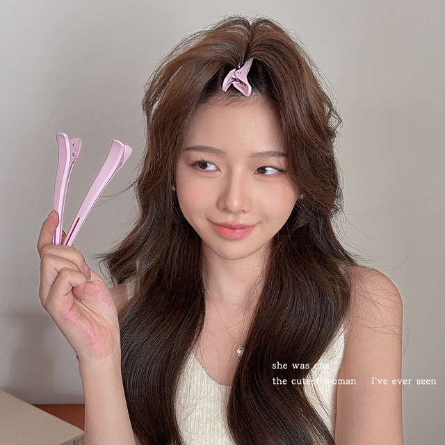 3 pieces ~ fluffy hair clips for women with hair roots, hair clips, bangs fixing clips, hair clips, traceless duckbill clips, one-word clips