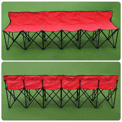 3-Person, 4-Person, 6-Person Foldable Portable Seats for Picnics, Camping, Travel, Multi-Person Stools, Outdoor Portable Seats