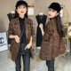 Maillard deerskin velvet blazer for women 2024 European popular style super fashionable casual leopard print suit cardigan outer wear
