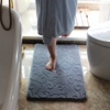 Coral velvet slow rebound bathroom absorbent floor mat memory foam bathroom door mat bathroom non-slip velvet kitchen floor mat