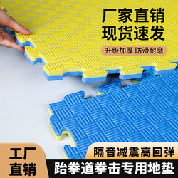 Professional Taekwondo Floor Mat, Soundproof, Shock-Absorbing, Thickened Training Mat, Large Area, Full Coverage, Martial Arts Dance 1.0m Foam Mat