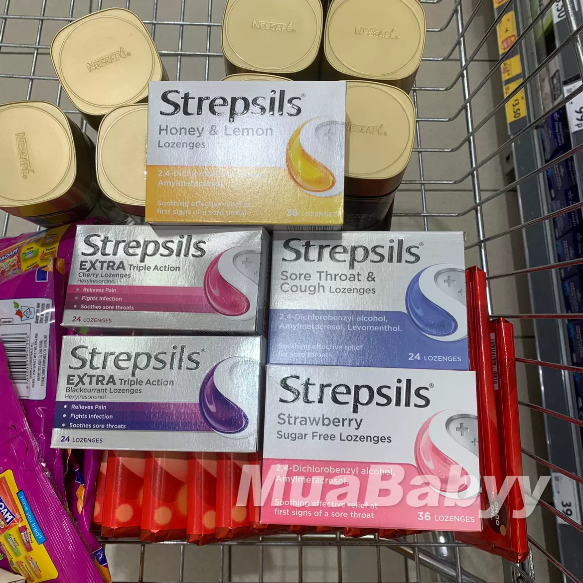 北京现货英国Strepsils使立消蜂蜜柠檬润喉糖缓解喉咙干痛36粒-Taobao