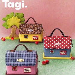 Tagi.《Little Pony Magi》Tapi Little House Leather Toiletry Bag Large Capacity Storage Bag Camera Makeup Bag