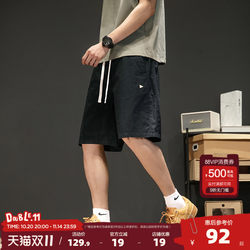 Tang Shi 2025 summer new casual shorts men's versatile work pants loose slim drawstring elastic waist pants men