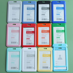 Youhe 5506 Double-Sided Transparent Sliding Cover 5505 Id Card Holder Work Badge Card Holder Work Permit Id Card Holder Work Badge