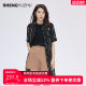 Shengyuzhu official flagship store 2024 summer new mid-length jacket shirt popular temperament and unique women