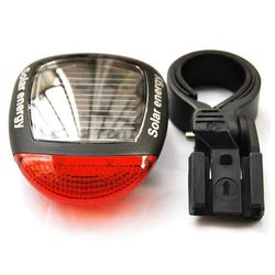 Bicycle Road Bike Solar Tail Light Night Riding Warning Light Rechargeable Tail Light Mountain Bike Riding Equipment Accessories