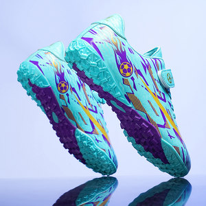 
Children's Velcro Football Shoes Primary School Student TF Broken Nails Big Children AG Long Nails Boy and Girls Campus Grass Training Shoes