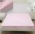 Fitted sheet/pink knitted cotton 