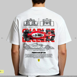 2026 F1 Formula Racing Chinese Grand Prix Ferrari Team Sf26 Short Sleeve T-Shirt Unisex Half Sleeve