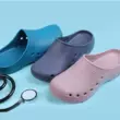 Y tá Phòng phẫu thuật Crocs bệnh viện đế dày đặc biệt dành cho nữ mùa hè chống trượt mặc nhà nhà Baotou nam 