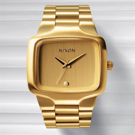 Nixon Player A140509 Orologio Quadrato Piccolo Oro