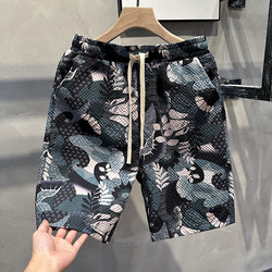 Summer new retro printed shorts