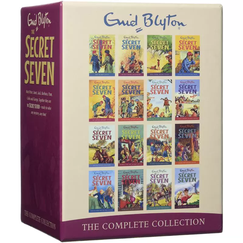 The Secret Seven Collection 七个小神探1-16合集英文原版儿童英语章节