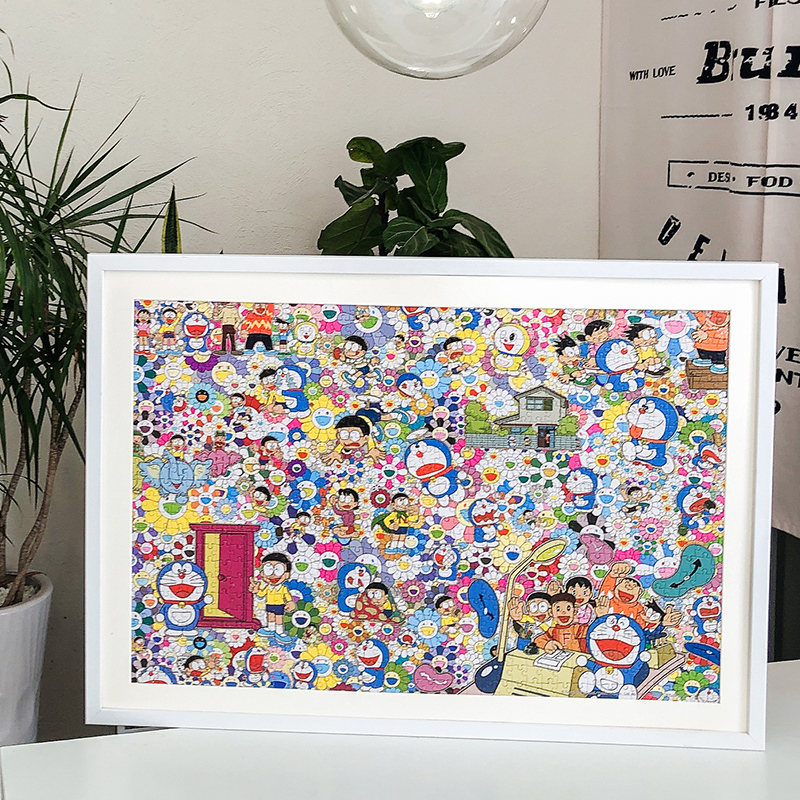 TAKASHI MURAKAMI FOR THE DORAEMON パズル TAKASHI MURAKAMI FOR THE DORAEMON EXHIBITION PUZZLE 1000PCS