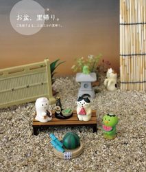 Japanese-Style Cat Zakka Miscellaneous Goods Ghost Kappa Fish Cat Photo Props Tabletop Decoration