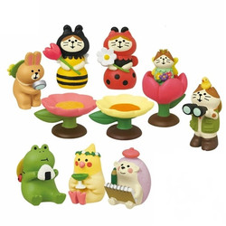 Spring Garden Party Three-Haired Cat Telescope Cat Japanese Style Cat Zakka Creative Ornament