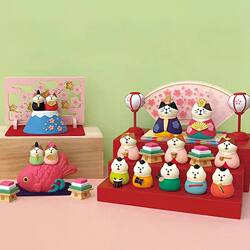 Japanese-Style Cat Zakka Miscellaneous Goods Girls' Day Office Home Desktop Ornaments Decoration Crafts Gifts