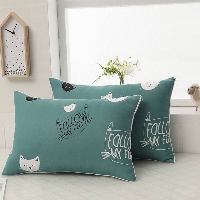 Cartoon Cotton Thickened Pillowcase Adult Children Student Pillowcase