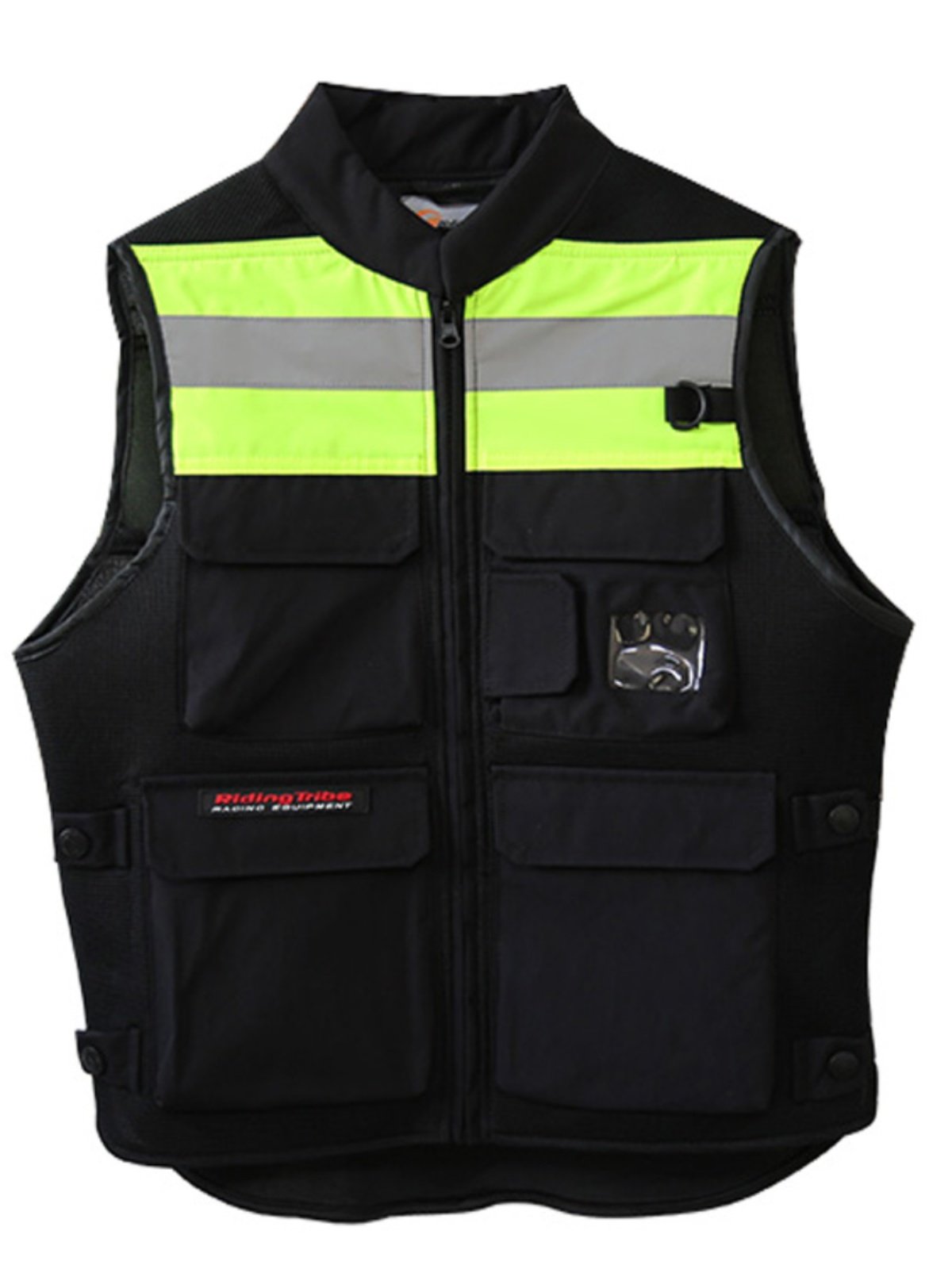 Vest Ridning Riding Tribe Motorcycle Vest - Reflective Safety Vest for Men & Women