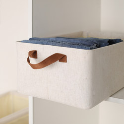 7-Piece Set of Clothing Storage Boxes, Household Organizing Boxes, Wardrobe Storage Layering Magic Tool, Clothing and Pants Storage Boxes and Baskets