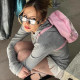 Vintagetang European and American hot girl gray hooded long -sleeved long -sleeved T -shirts are thin in early autumn
