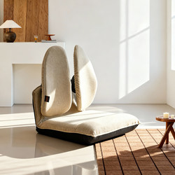 Pugreis Tatami Seat Japanese-Style Bay Window Backrest Cushion Lazy Sofa Bed Chair and Room Chair with Lumbar Support