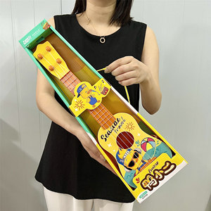 
Children's guitar toys can be played by boys and girls simulated musical instruments Kindergarten training institution gift box