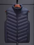 Mùa thu đông mới nam cổ đứng áo vest cotton sưởi ấm áo vest sưởi ấm bằng điện USB an toàn thông minh phù hợp với nhiệt độ không đổi 