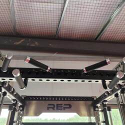 Rep Squat Rack Accessories Pull-Up Bar Handles Floor Barbell Parallel Bars Arm Flexion and Extension Perforated Board