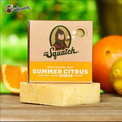 Dr. Squatch-summer Citrus Mild Scrub Esfoliante Idratante Sapone Per Il Corpo Da Uomo 140g