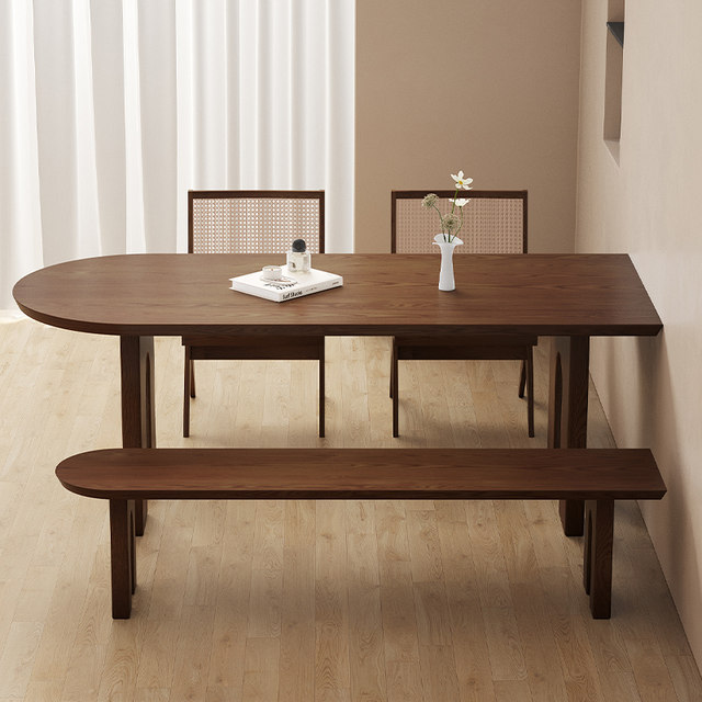 French Medieval Solid Wood Island Dining Table Home Small Apartment ...