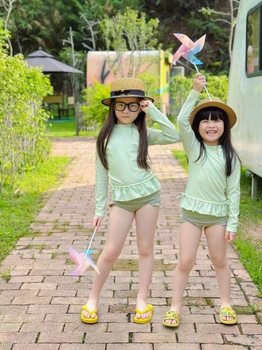 Foreign Trade Baby Girls, Girls, Big Big Body Swimming Swimsuit
