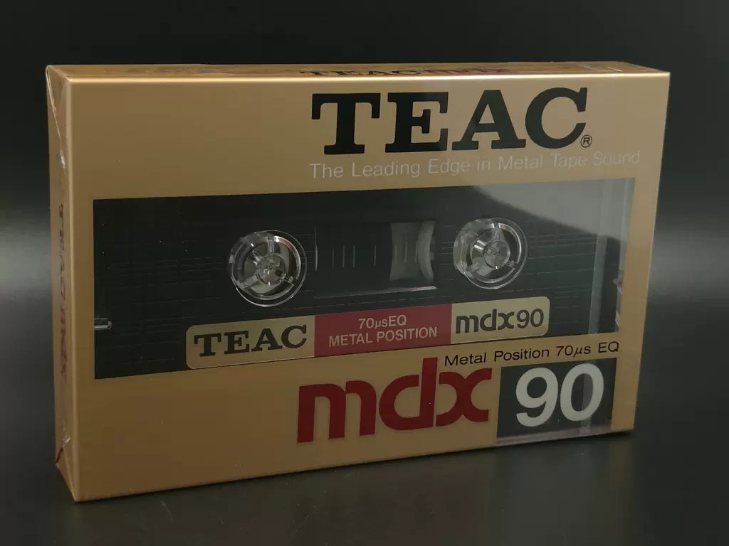 TEAC第一MDX90 四类(金属带)铁带收藏级空白磁带-Taobao