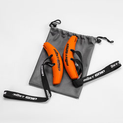 Fitness Horn Handle, Back Rowing Curved Grip, Barbell Deadlift Assist Belt, Mostgrip Pair Set